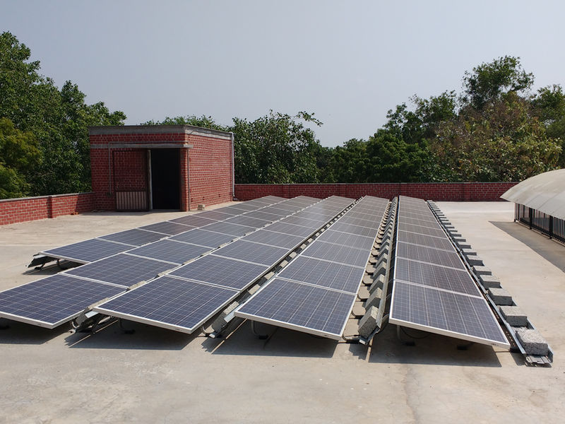 Rooftop solar at Corpus Christi School, Nagercoil